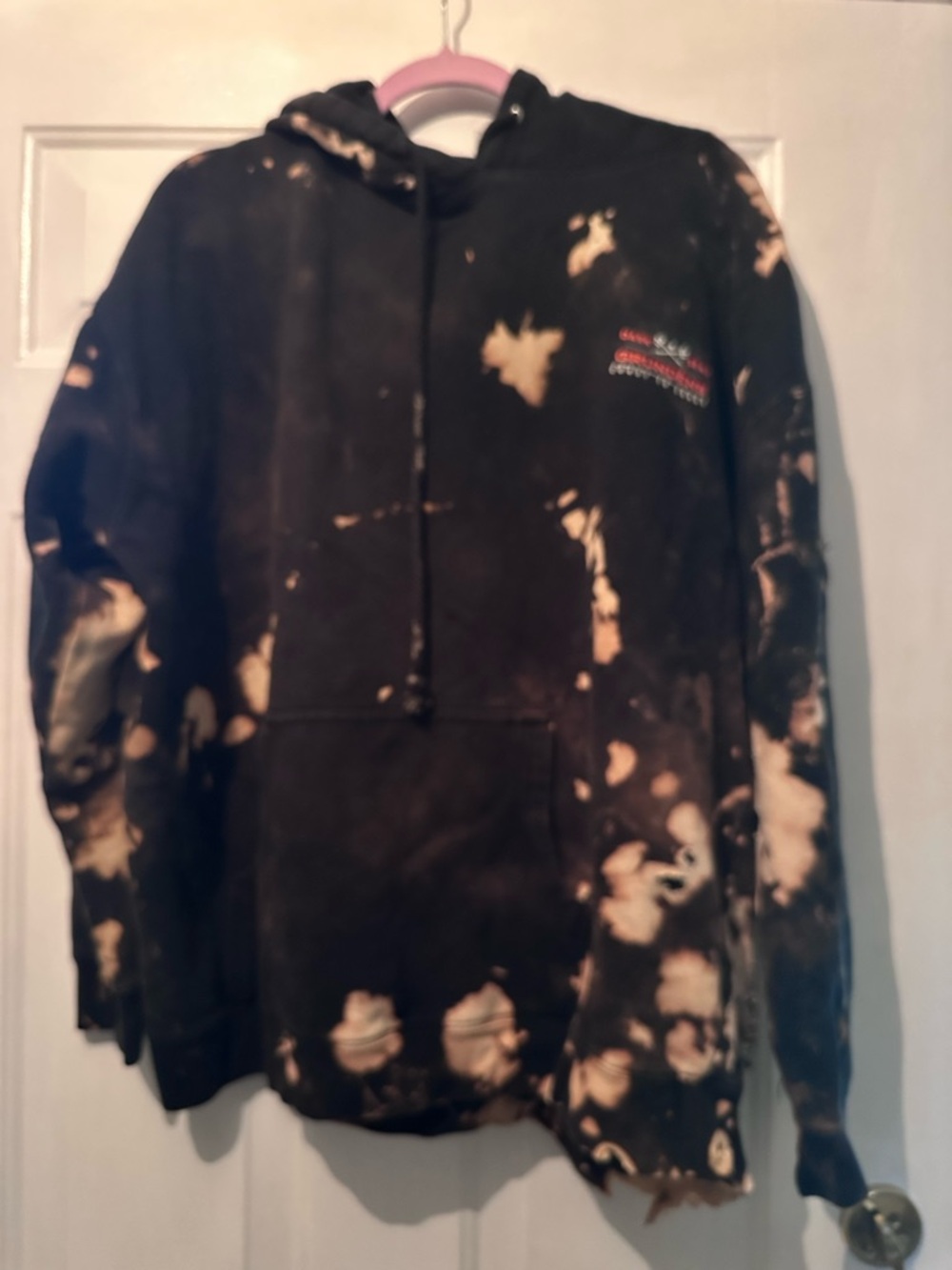 Dark seas Grundens Coast to Coast acid washed hoodie XL